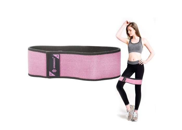 Резинка для фітнесу та спорту із тканини Springos Hip Band Size M FA0110