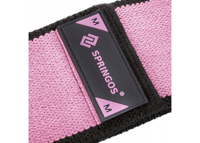 Резинка для фітнесу та спорту із тканини Springos Hip Band Size M FA0110