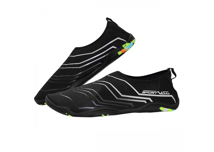 Взуття для пляжу і коралів (аквашузи) SportVida SV-GY0006-R41 Size 41 Black/Grey