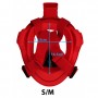 Маска для снорклінгу (плавання) SportVida SV-DN0021 Size S/M Black/Red
