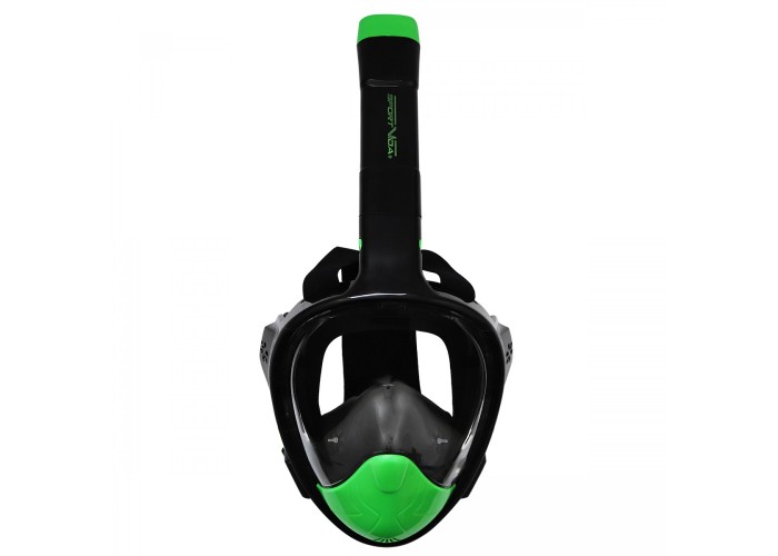 Маска для снорклінгу (плавання) SportVida SV-DN0023 Size L/XL Black/Green