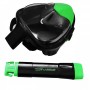 Маска для снорклінгу (плавання) SportVida SV-DN0023 Size L/XL Black/Green