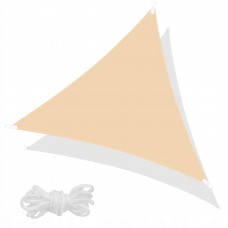 Тент-парус тіньовий для дому, саду та туризму Springos 3 x 3 x 3 м SN1018 Beige