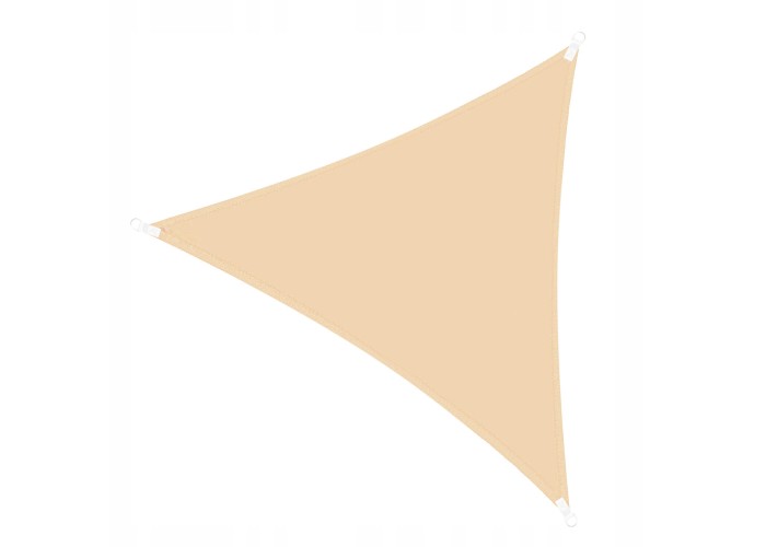 Тент-парус тіньовий для дому, саду та туризму Springos 3 x 3 x 3 м SN1018 Beige