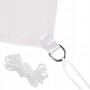 Тент-парус тіньовий для дому, саду та туризму Springos 3 x 3 x 3 м SN1017 Light Grey