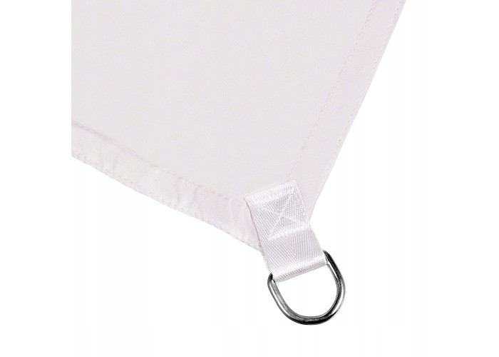 Тент-парус тіньовий для дому, саду та туризму Springos 3 x 3 x 3 м SN1017 Light Grey