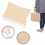 Тент-парус тіньовий для дому, саду та туризму Springos 4 x 2 м SN1038 Beige