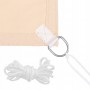 Тент-парус тіньовий для дому, саду та туризму Springos 4 x 2 м SN1038 Beige