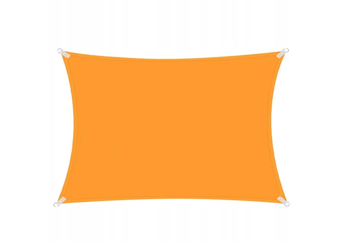 Тент-парус тіньовий для дому, саду та туризму Springos 4 x 3 м SN1035 Orange