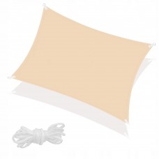 Тент-парус тіньовий для дому, саду та туризму Springos 3 x 2 м SN1042 Beige