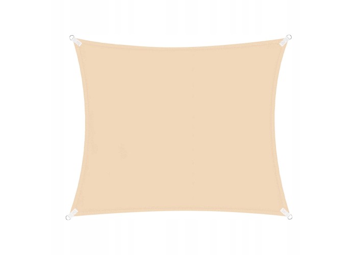 Тент-парус тіньовий для дому, саду та туризму Springos 3 x 3 м SN1030 Beige