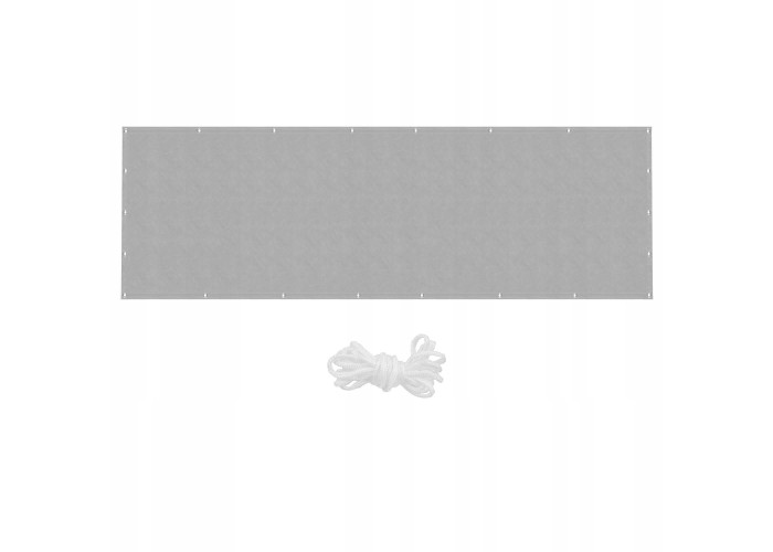 Ширма для балкона (балконна завіса) Springos 1 x 5 м BN1010 Grey
