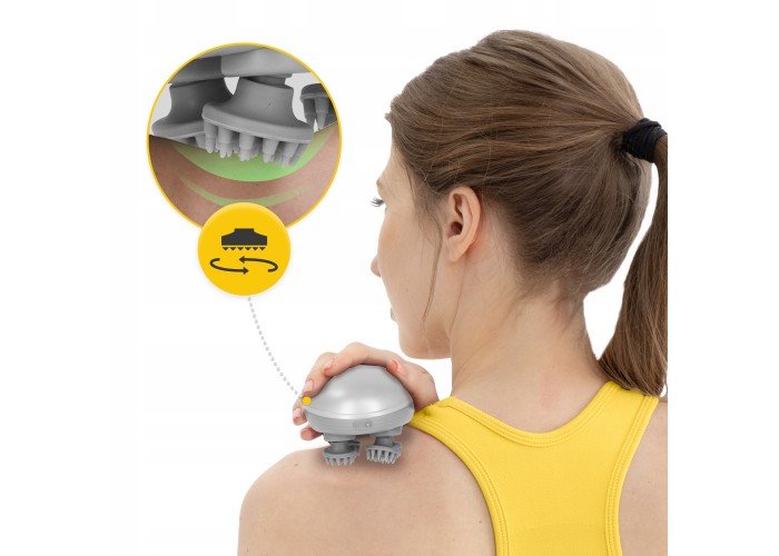 Електричний масажер для голови 4FIZJO Smart Head Massager 4FJ0619 White