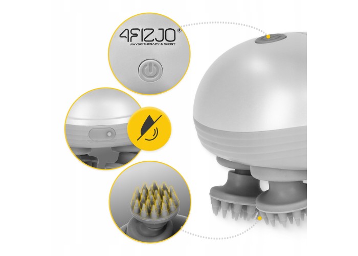 Електричний масажер для голови 4FIZJO Smart Head Massager 4FJ0619 White