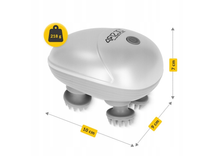 Електричний масажер для голови 4FIZJO Smart Head Massager 4FJ0619 White