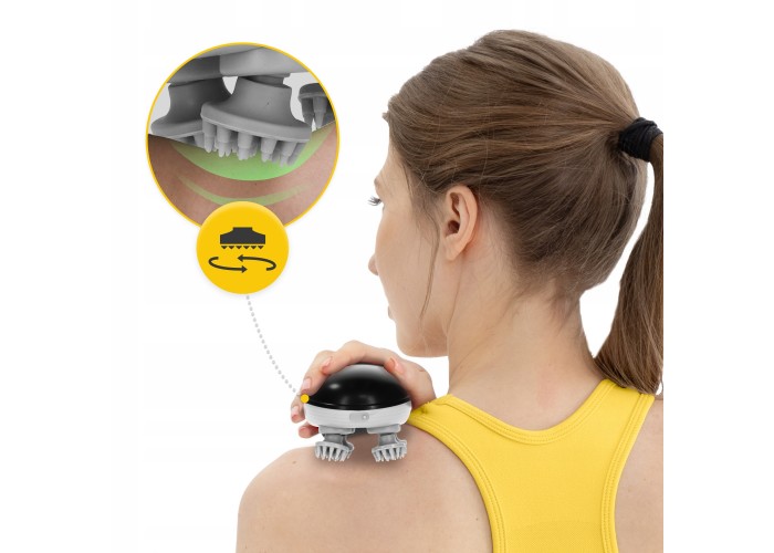 Електричний масажер для голови 4FIZJO Smart Head Massager 4FJ0620 Black