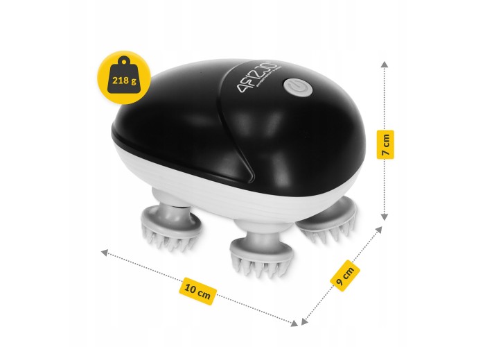 Електричний масажер для голови 4FIZJO Smart Head Massager 4FJ0620 Black