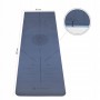 Коврик (мат) для йоги та фітнесу Springos TPE 6 мм YG0012 Blue/Sky Blue