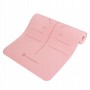 Коврик (мат) для йоги та фітнесу Springos TPE 6 мм YG0018 Pink