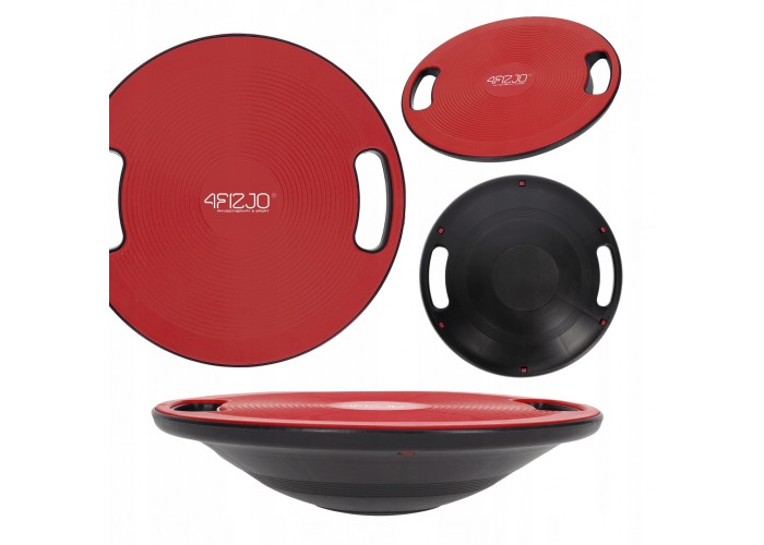 Балансувальна платформа 4FIZJO кругла, пластикова 4FJ0621 Red/Black