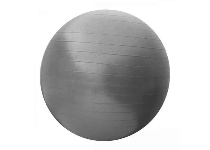 М'яч для фітнесу (фітбол) SportVida 55 см Anti-Burst SV-HK0286 Grey