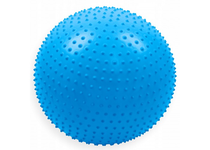 М'яч для фітнесу (фітбол) масажний SportVida 55 см Anti-Burst SV-HK0290 Blue