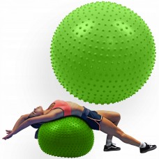 М'яч для фітнесу (фітбол) масажний SportVida 55 см Anti-Burst SV-HK0291 Green