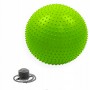 М'яч для фітнесу (фітбол) масажний SportVida 55 см Anti-Burst SV-HK0291 Green