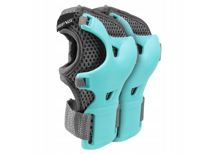 Комплект захисний SportVida 3 в 1 SV-KY0008-S Size S Blue/Grey