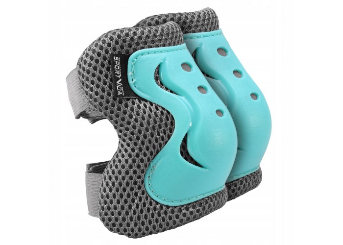 Комплект захисний SportVida 3 в 1 SV-KY0008-L Size L Blue/Grey