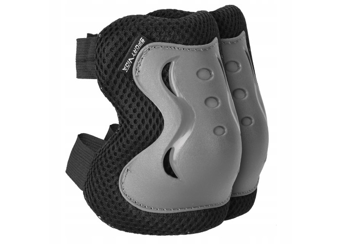 Комплект захисний SportVida 3 в 1 SV-KY0007-L Size L Grey/Black