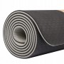 Коврик (мат) для йоги та фітнесу Springos TPE 6 мм YG0013 Black/Grey