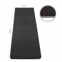 Коврик (мат) для йоги та фітнесу Springos TPE 6 мм YG0013 Black/Grey