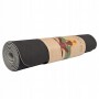 Коврик (мат) для йоги та фітнесу Springos TPE 6 мм YG0013 Black/Grey