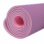 Коврик (мат) для йоги та фітнесу Springos TPE 6 мм YG0015 Purple/Pink