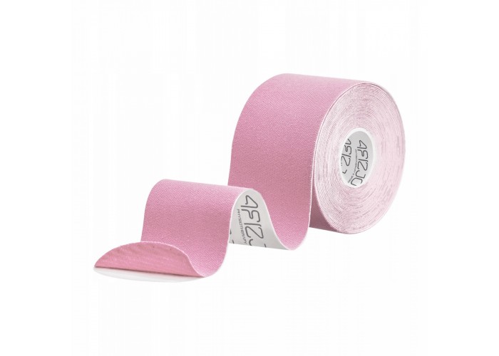 Стрічка кінезіологічна (кінезіо тейп) 4FIZJO 5 см x 5 м 4FJ0625 Light Pink