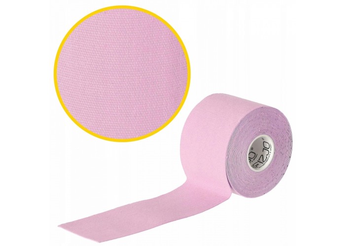 Стрічка кінезіологічна (кінезіо тейп) 4FIZJO 5 см x 5 м 4FJ0625 Light Pink