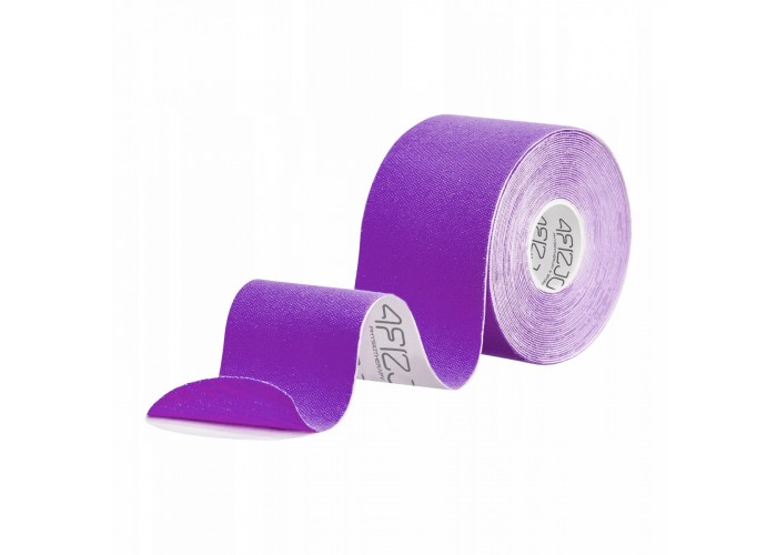 Стрічка кінезіологічна (кінезіо тейп) 4FIZJO 5 см x 5 м 4FJ0626 Violet