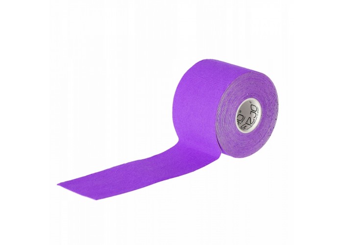 Стрічка кінезіологічна (кінезіо тейп) 4FIZJO 5 см x 5 м 4FJ0626 Violet