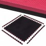 Мат-пазл (ласточкин хвіст) Springos Mat Puzzle EVA 100 x 100 x 2 cм FM0007 Black/Red