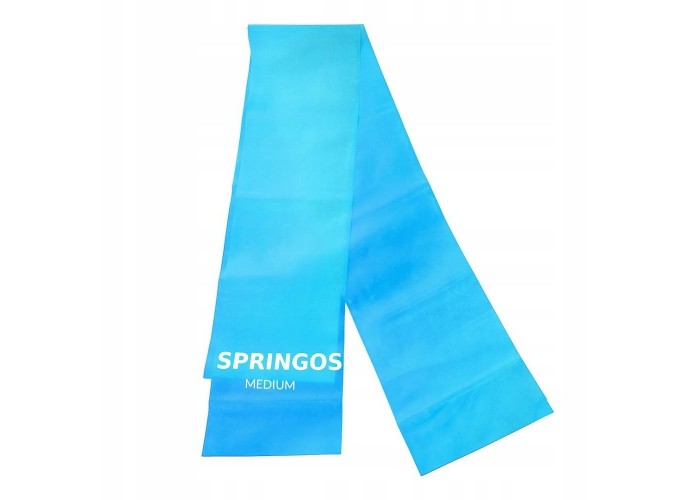Стрічка-еспандер для спорту та реабілітації Springos Flat Band 5 шт 200 х 15 cм 1-8 кг PB0018