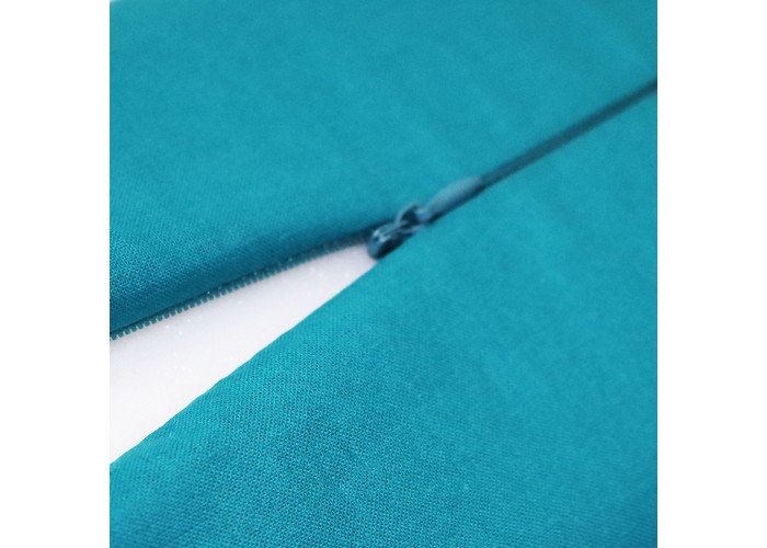 Килимок акупунктурний з валиком SportVida Аплікатор Кузнєцова 66 x 40 см SV-HK0283 Turquoise/Turquoise