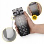 Пляшка для води спортивна 4FIZJO 500 мл 4FJ0627 Grey/Black