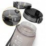 Пляшка для води спортивна 4FIZJO 500 мл 4FJ0627 Grey/Black