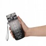 Пляшка для води спортивна 4FIZJO 500 мл 4FJ0627 Grey/Black