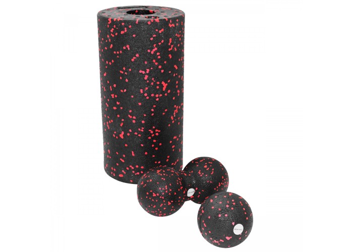 Масажний набір SportVida (Ball 08, Duoball 08 та Foam Roller 30) SV-HK0309