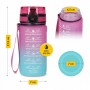 Пляшка для води спортивна 4FIZJO 500 мл 4FJ0628 Pink/Sky Blue