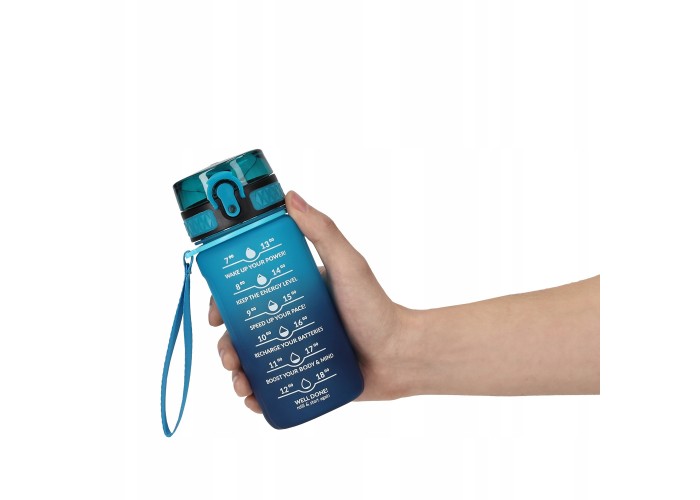 Пляшка для води спортивна 4FIZJO 500 мл 4FJ0629 Sky Blue/Blue