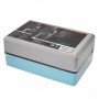 Блок для йоги двоколірний SportVida SV-HK0335 Blue/Grey