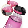 Пляшка для води спортивна 4FIZJO 1000 мл 4FJ0630 Pink/Sky Blue